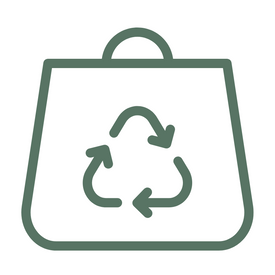 icon of zero waste packaging