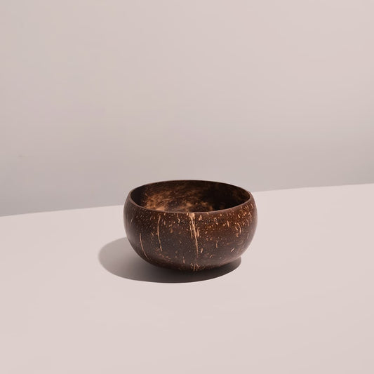 jumbo coconut bowl with white background