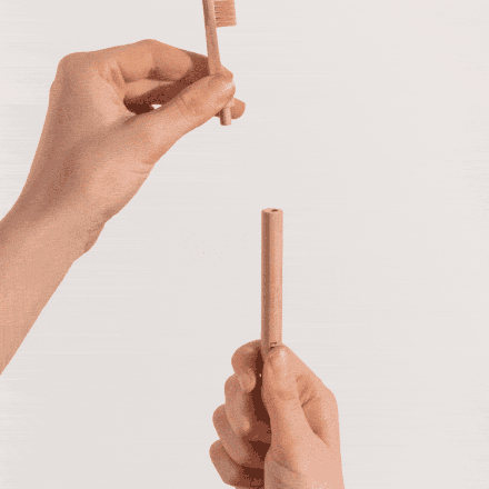 bamboo toothbrush with replaceable head